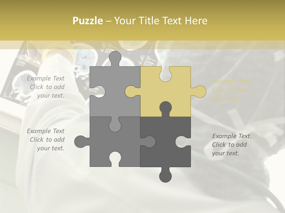 A Person In A White Lab Coat Holding A Piece Of Paper PowerPoint Template