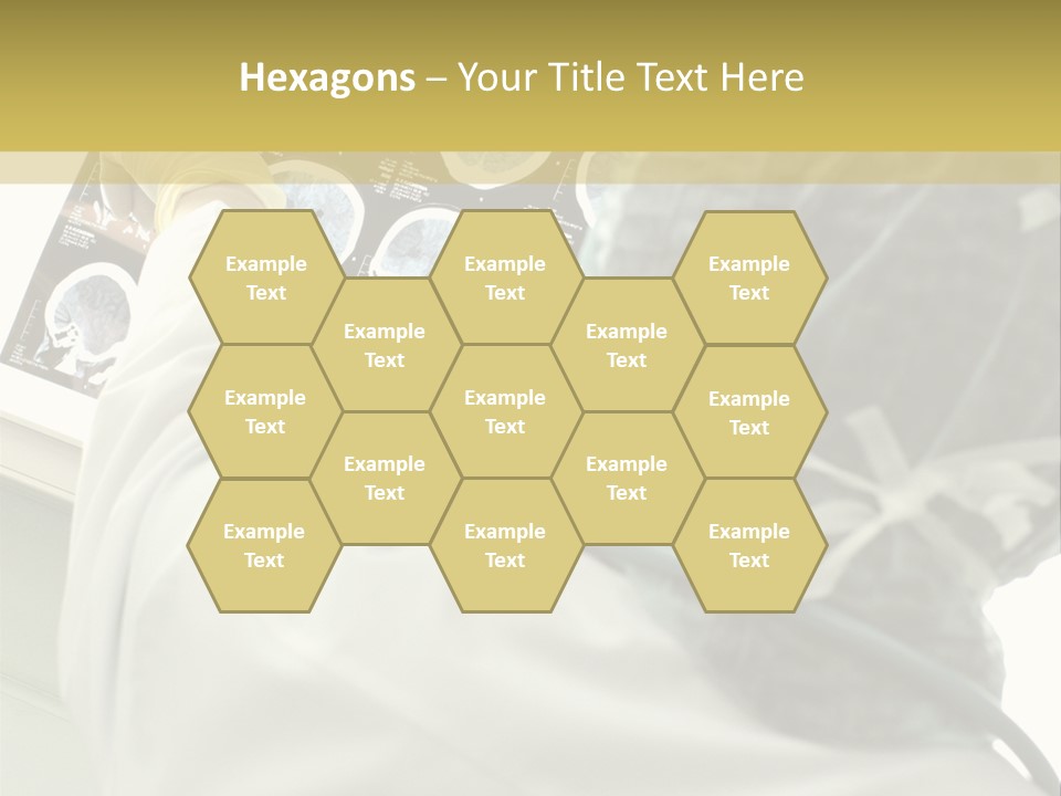 A Person In A White Lab Coat Holding A Piece Of Paper PowerPoint Template