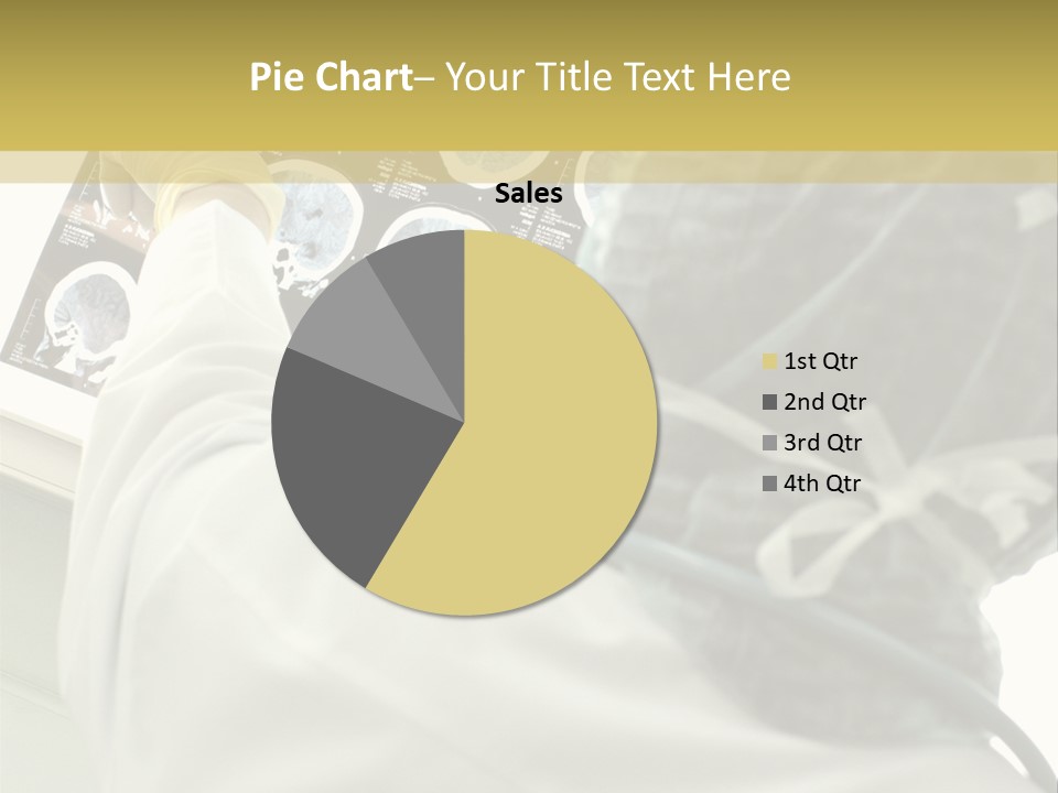 A Person In A White Lab Coat Holding A Piece Of Paper PowerPoint Template