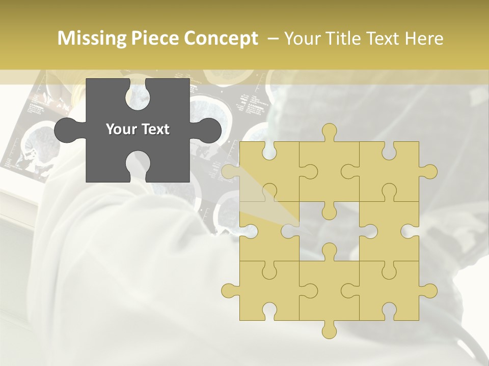 A Person In A White Lab Coat Holding A Piece Of Paper PowerPoint Template