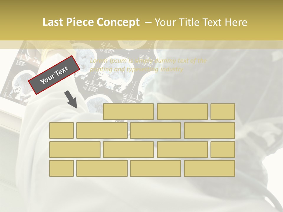 A Person In A White Lab Coat Holding A Piece Of Paper PowerPoint Template