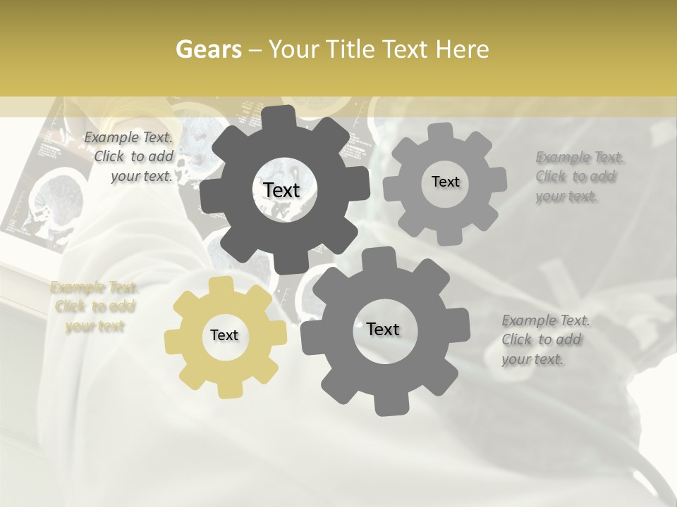 A Person In A White Lab Coat Holding A Piece Of Paper PowerPoint Template