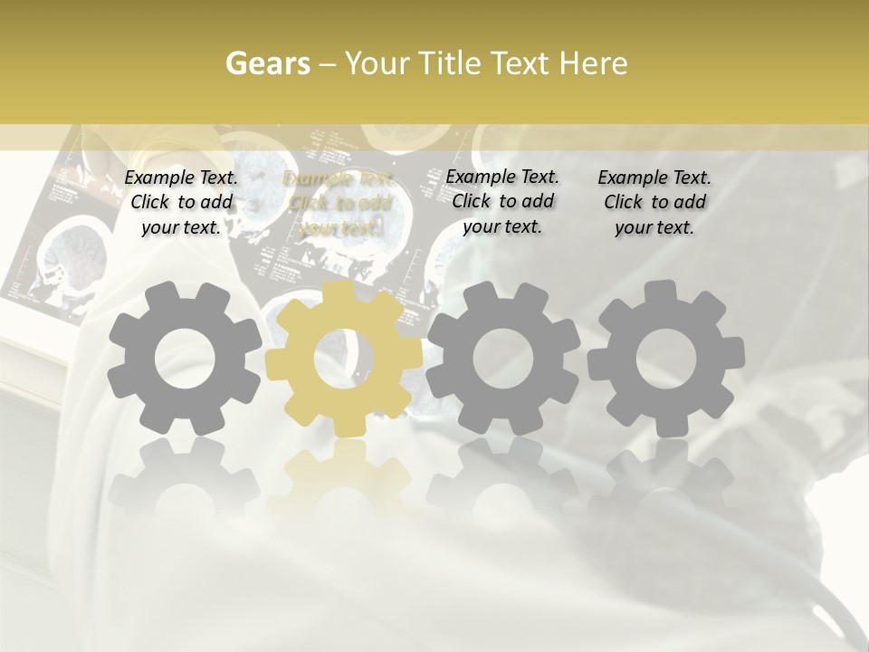 A Person In A White Lab Coat Holding A Piece Of Paper PowerPoint Template