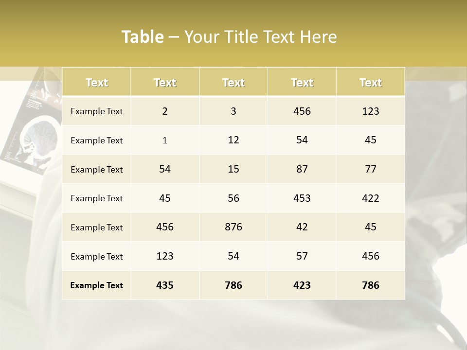 A Person In A White Lab Coat Holding A Piece Of Paper PowerPoint Template