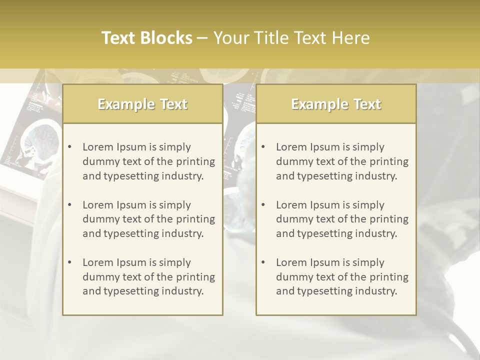 A Person In A White Lab Coat Holding A Piece Of Paper PowerPoint Template