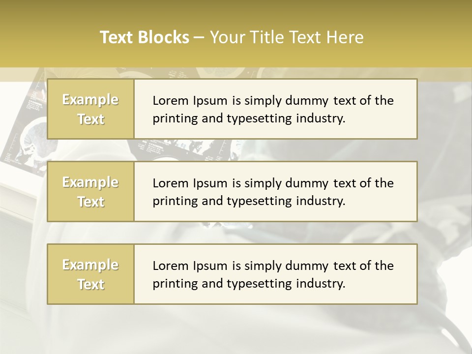 A Person In A White Lab Coat Holding A Piece Of Paper PowerPoint Template