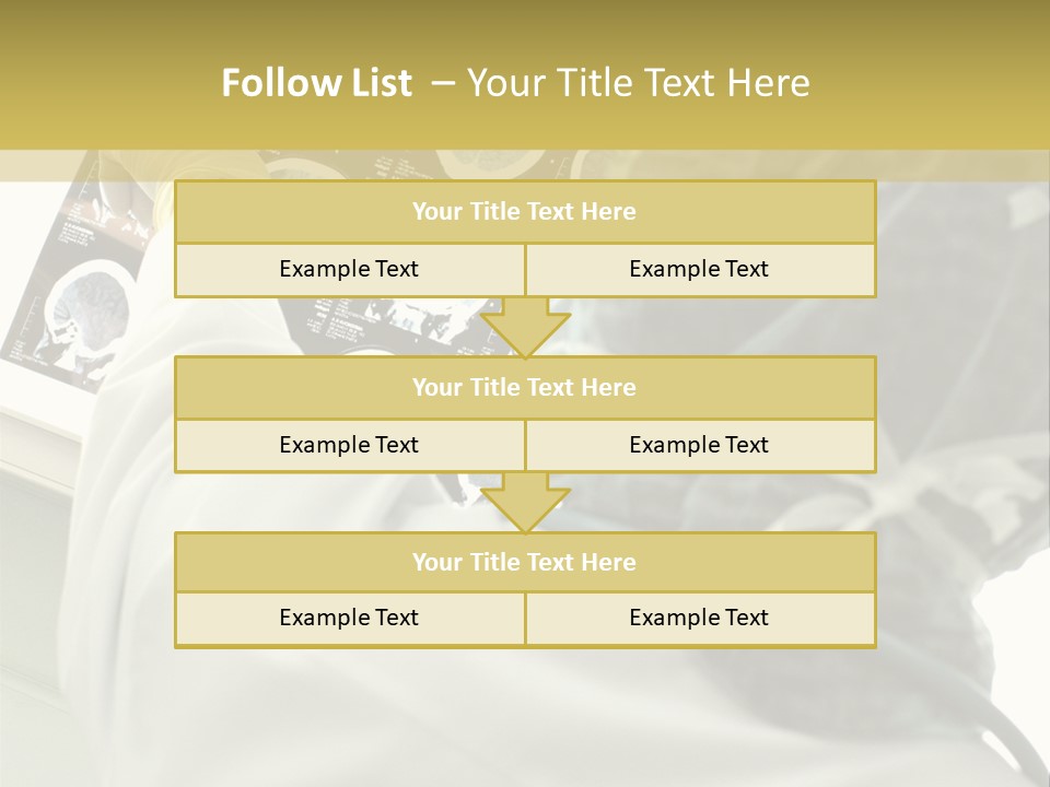 A Person In A White Lab Coat Holding A Piece Of Paper PowerPoint Template
