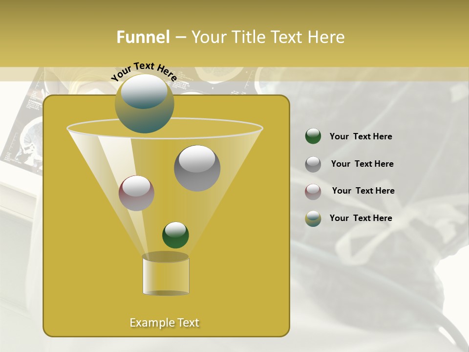 A Person In A White Lab Coat Holding A Piece Of Paper PowerPoint Template