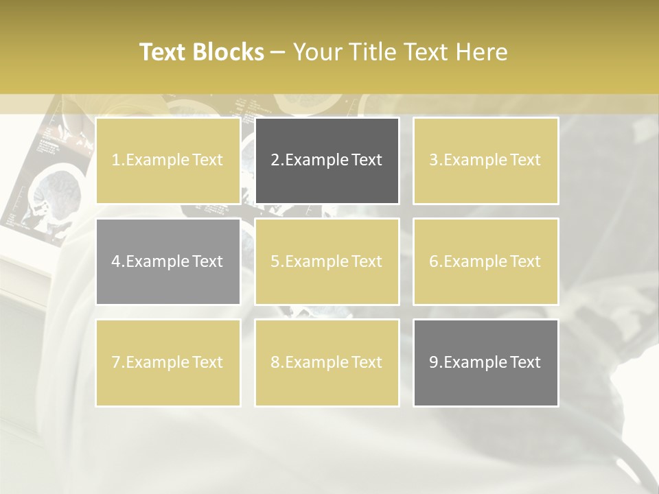 A Person In A White Lab Coat Holding A Piece Of Paper PowerPoint Template