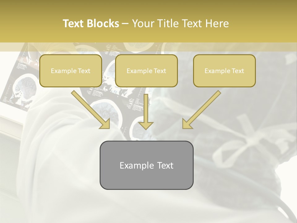 A Person In A White Lab Coat Holding A Piece Of Paper PowerPoint Template