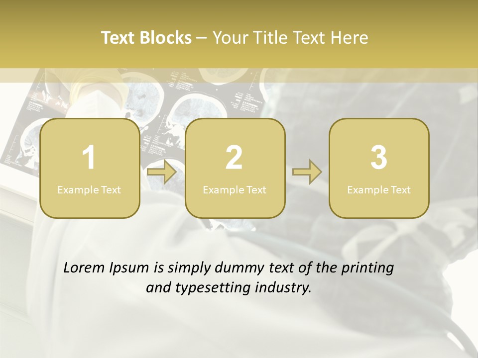 A Person In A White Lab Coat Holding A Piece Of Paper PowerPoint Template
