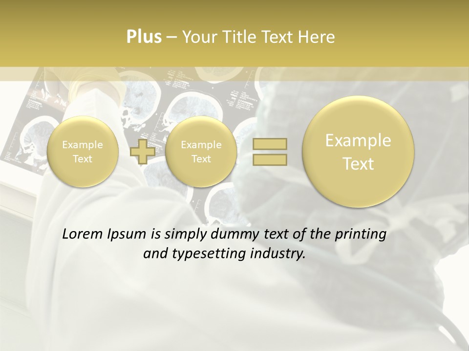 A Person In A White Lab Coat Holding A Piece Of Paper PowerPoint Template