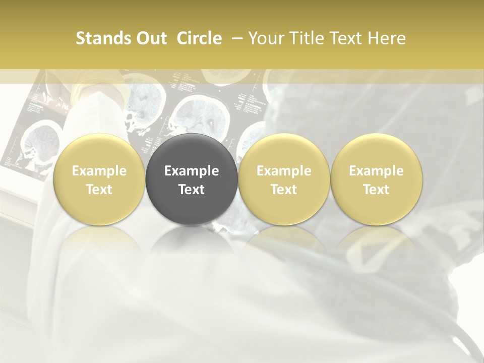 A Person In A White Lab Coat Holding A Piece Of Paper PowerPoint Template