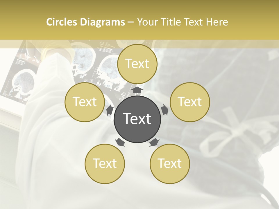 A Person In A White Lab Coat Holding A Piece Of Paper PowerPoint Template