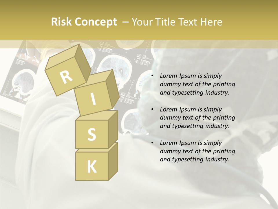 A Person In A White Lab Coat Holding A Piece Of Paper PowerPoint Template