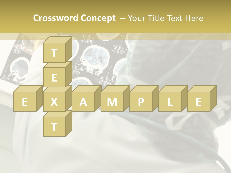 A Person In A White Lab Coat Holding A Piece Of Paper PowerPoint Template