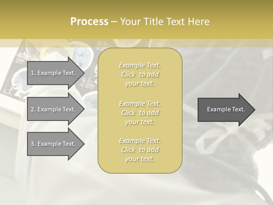 A Person In A White Lab Coat Holding A Piece Of Paper PowerPoint Template