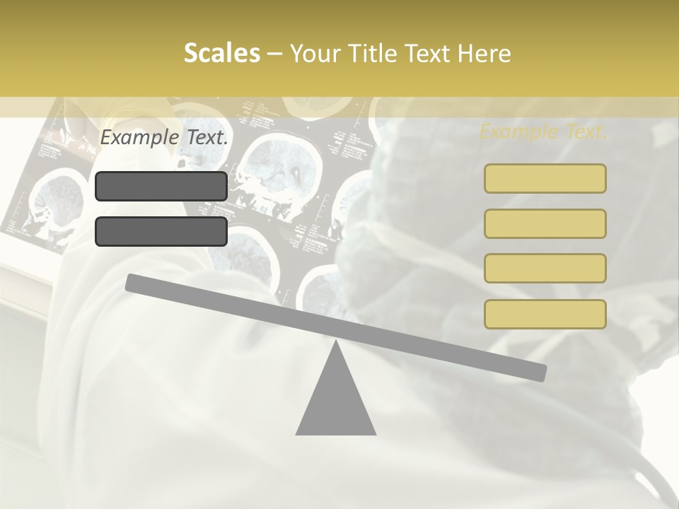 A Person In A White Lab Coat Holding A Piece Of Paper PowerPoint Template