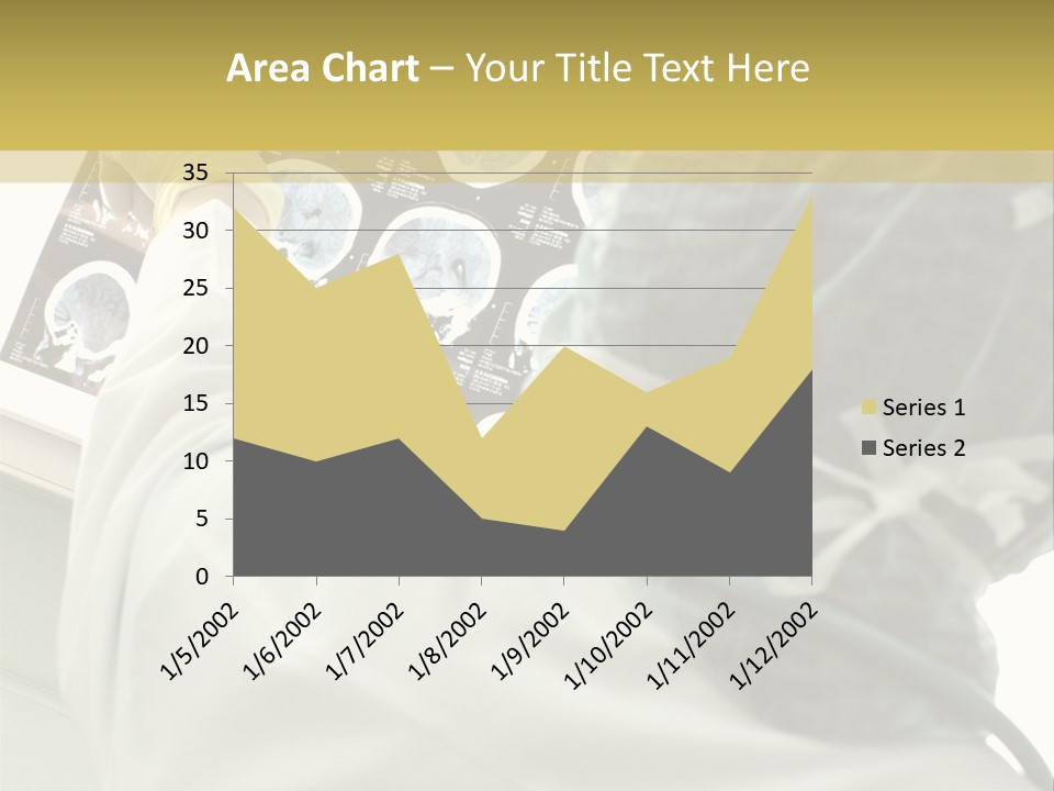 A Person In A White Lab Coat Holding A Piece Of Paper PowerPoint Template
