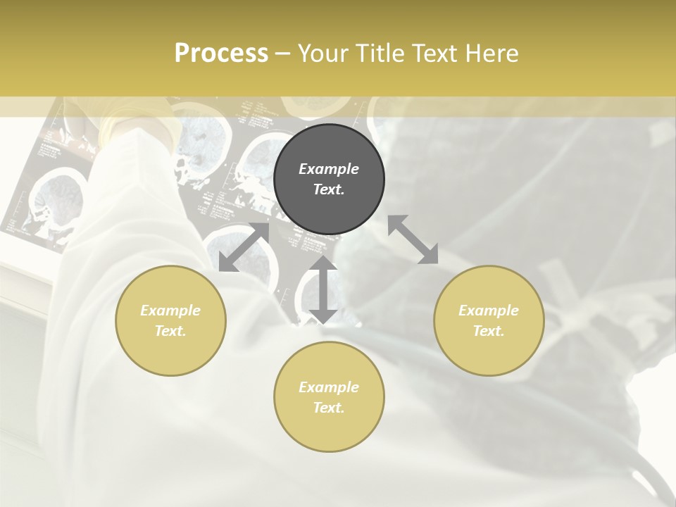 A Person In A White Lab Coat Holding A Piece Of Paper PowerPoint Template