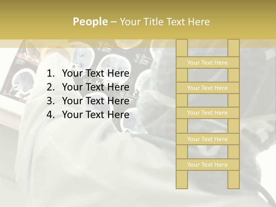 A Person In A White Lab Coat Holding A Piece Of Paper PowerPoint Template