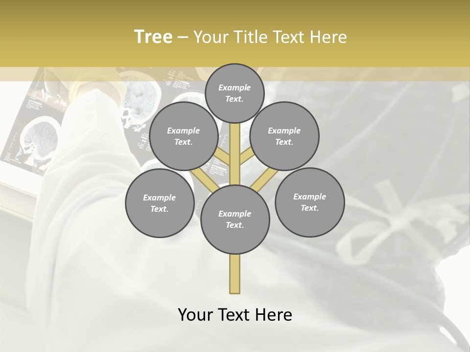 A Person In A White Lab Coat Holding A Piece Of Paper PowerPoint Template