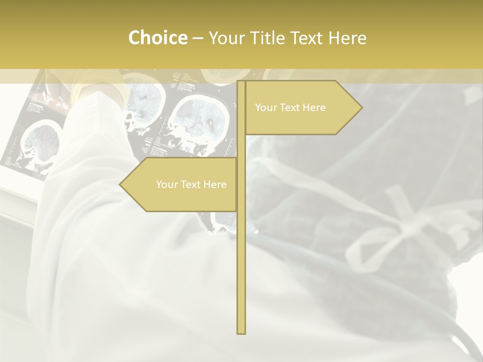 A Person In A White Lab Coat Holding A Piece Of Paper PowerPoint Template