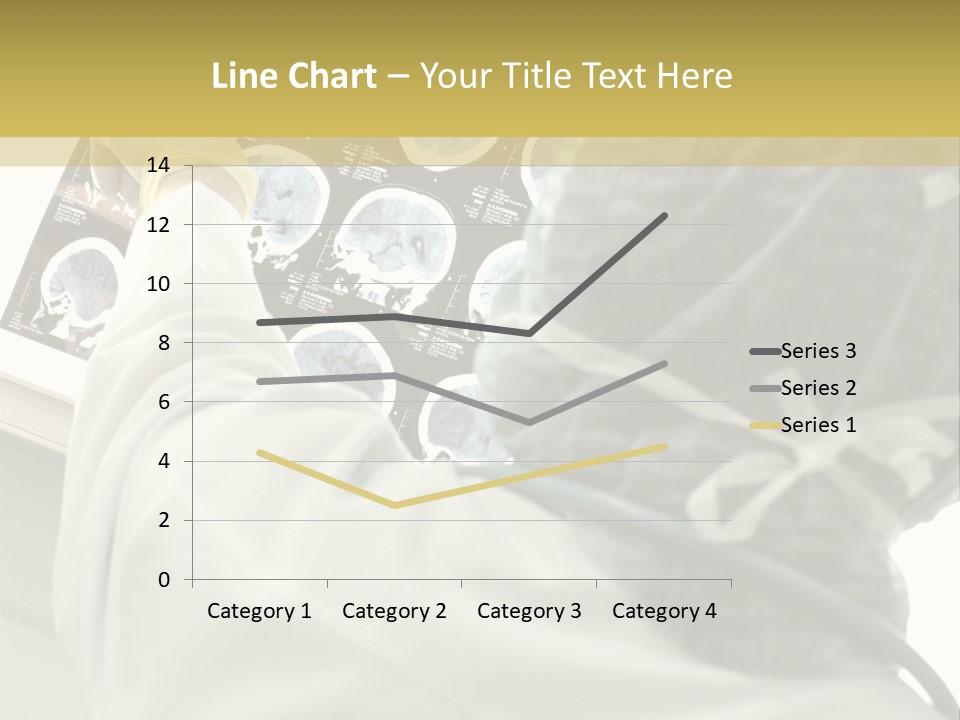 A Person In A White Lab Coat Holding A Piece Of Paper PowerPoint Template