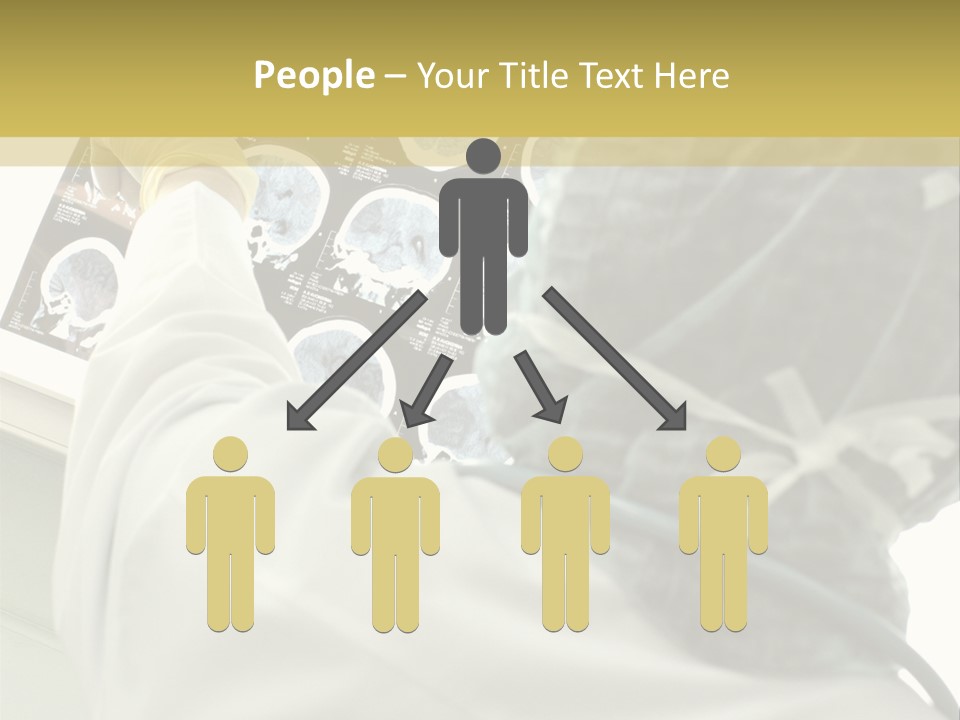 A Person In A White Lab Coat Holding A Piece Of Paper PowerPoint Template