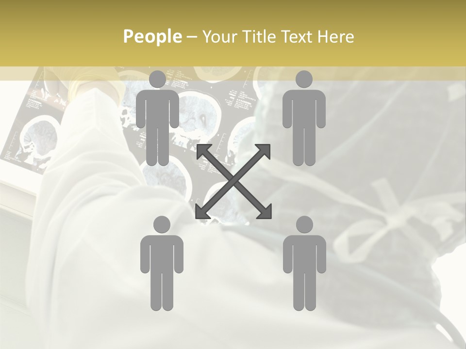 A Person In A White Lab Coat Holding A Piece Of Paper PowerPoint Template