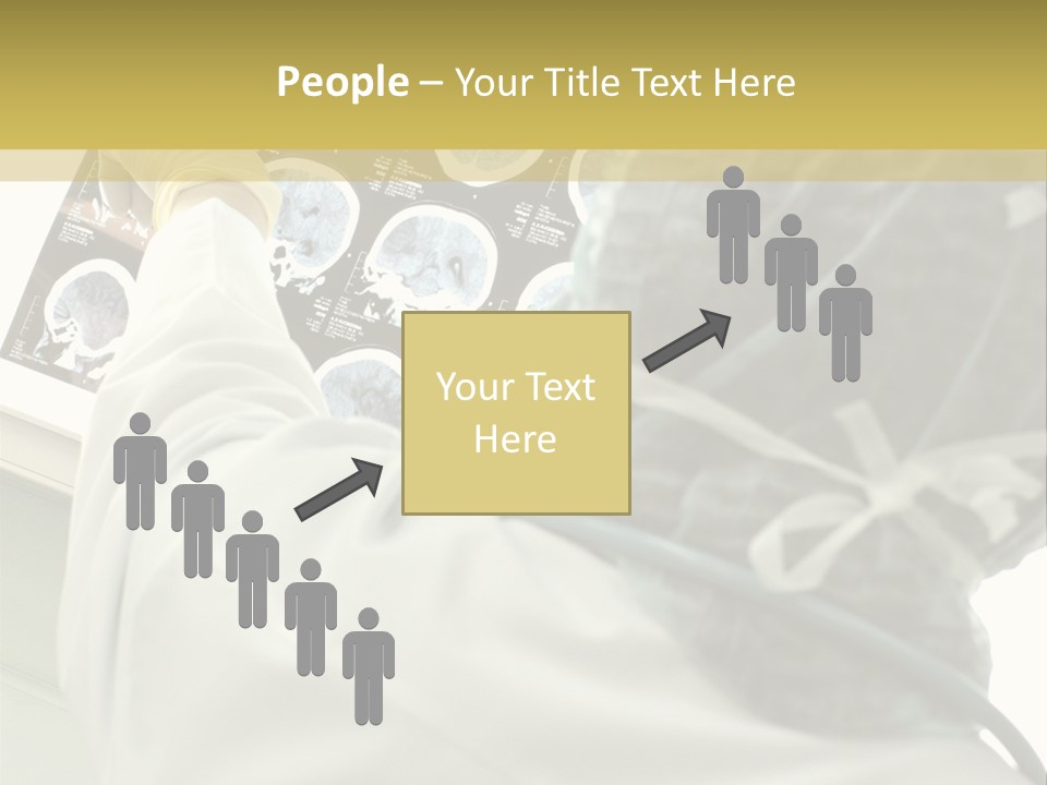 A Person In A White Lab Coat Holding A Piece Of Paper PowerPoint Template