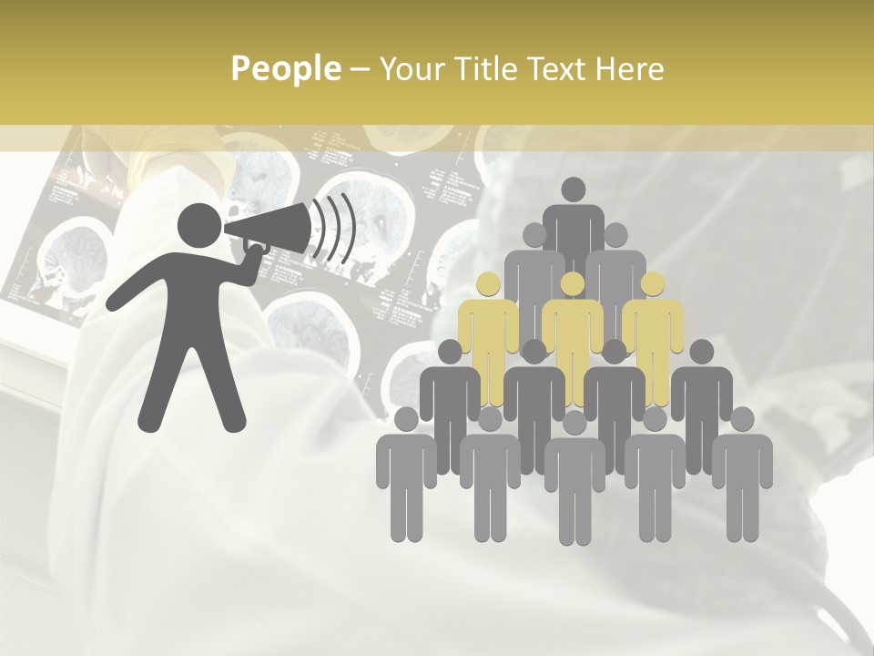 A Person In A White Lab Coat Holding A Piece Of Paper PowerPoint Template