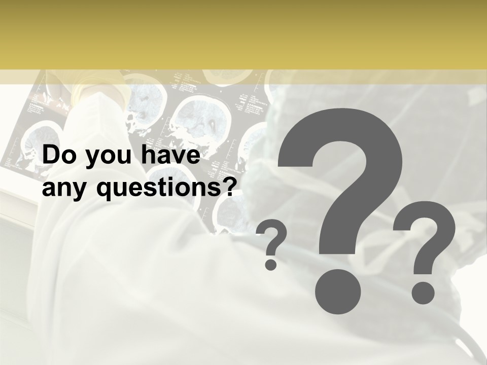 A Person In A White Lab Coat Holding A Piece Of Paper PowerPoint Template