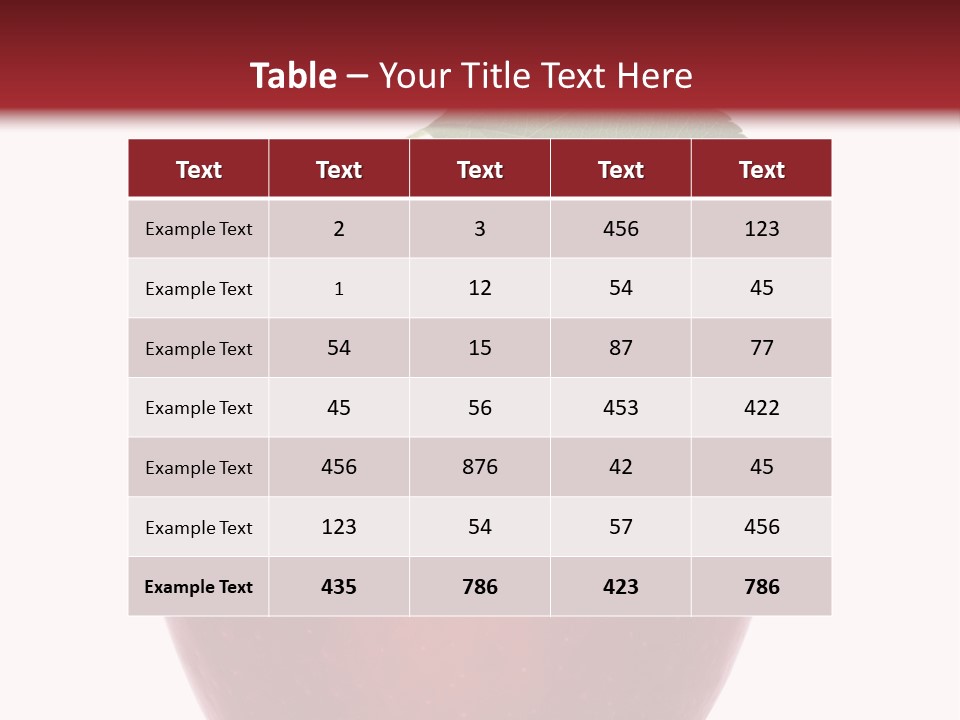 Food Life Healthy PowerPoint Template