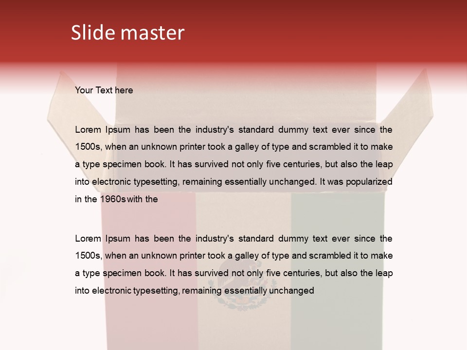 Oversea Board Box PowerPoint Template