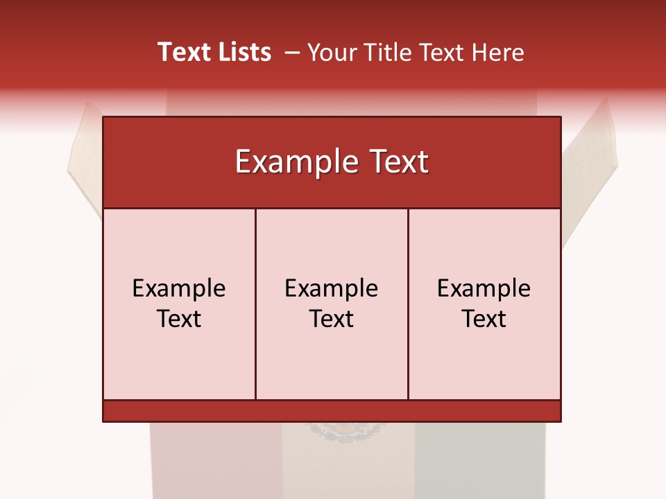 Oversea Board Box PowerPoint Template