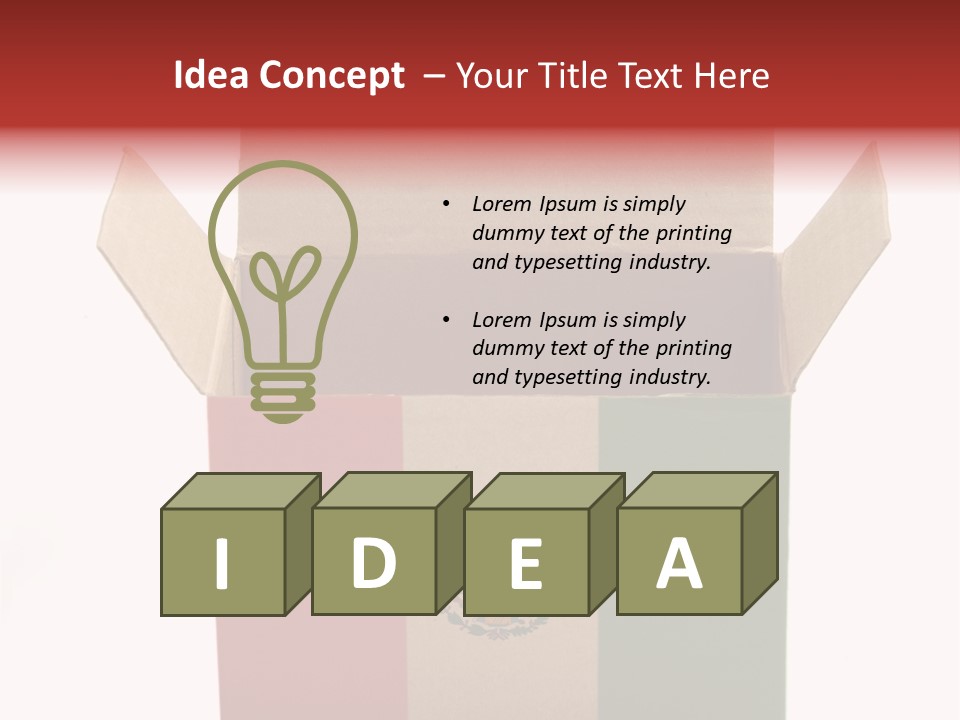 Oversea Board Box PowerPoint Template