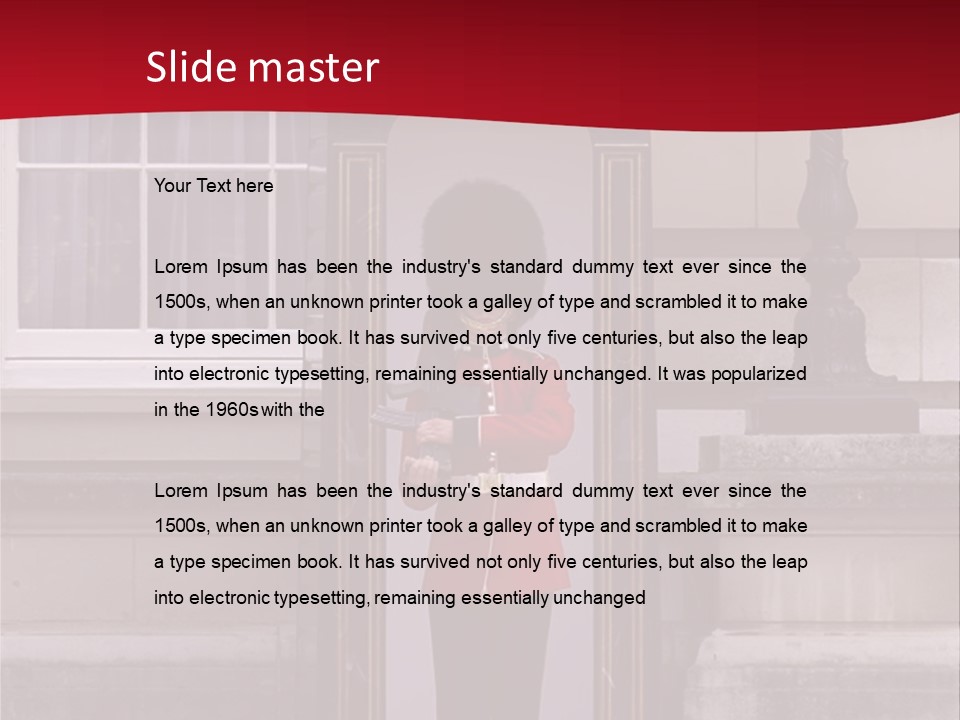 Royal Regiment View PowerPoint Template