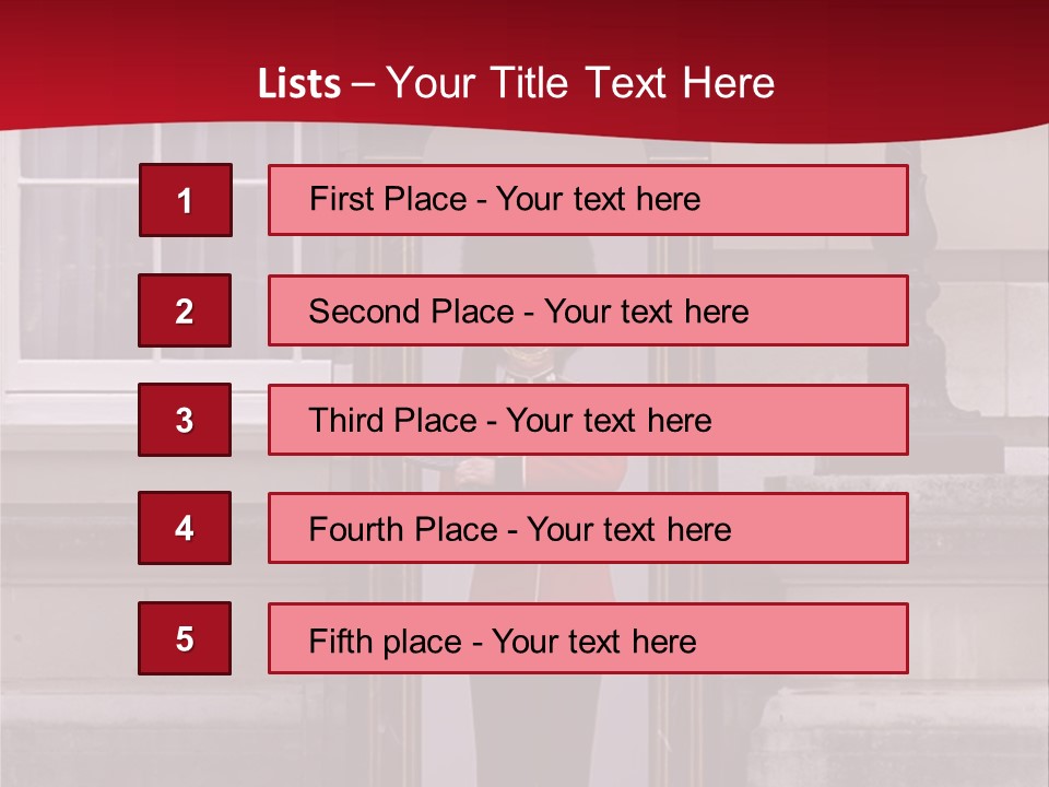 Royal Regiment View PowerPoint Template