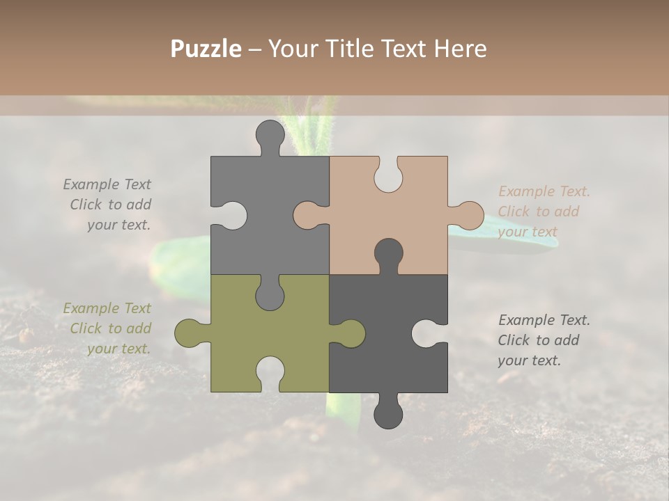 Green Agriculture Growth PowerPoint Template