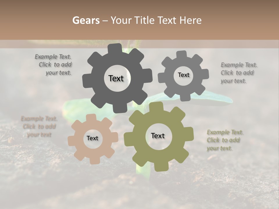 Green Agriculture Growth PowerPoint Template