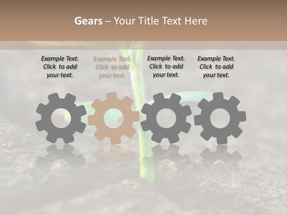 Green Agriculture Growth PowerPoint Template