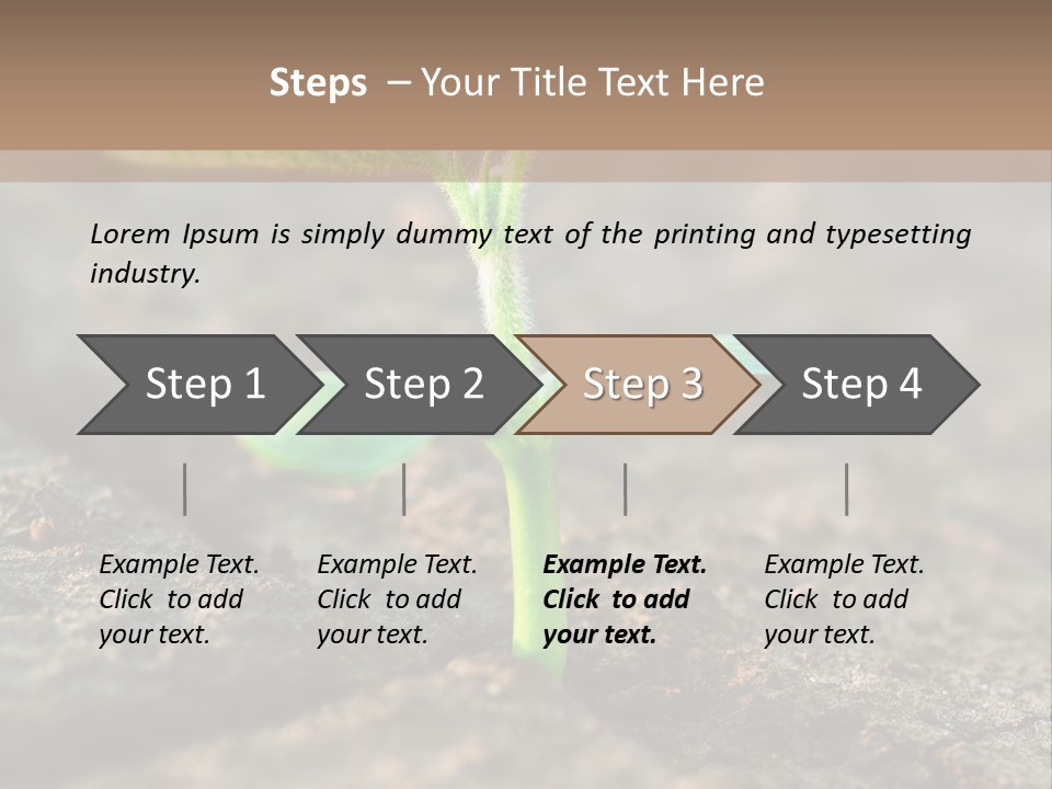 Green Agriculture Growth PowerPoint Template
