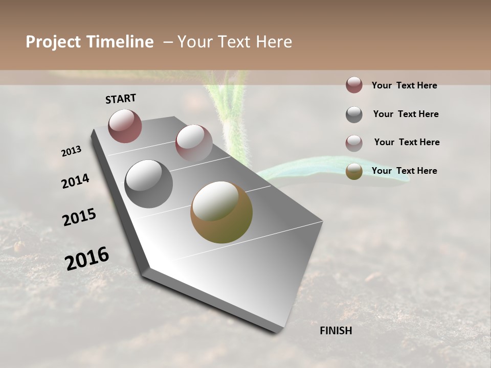 Green Agriculture Growth PowerPoint Template