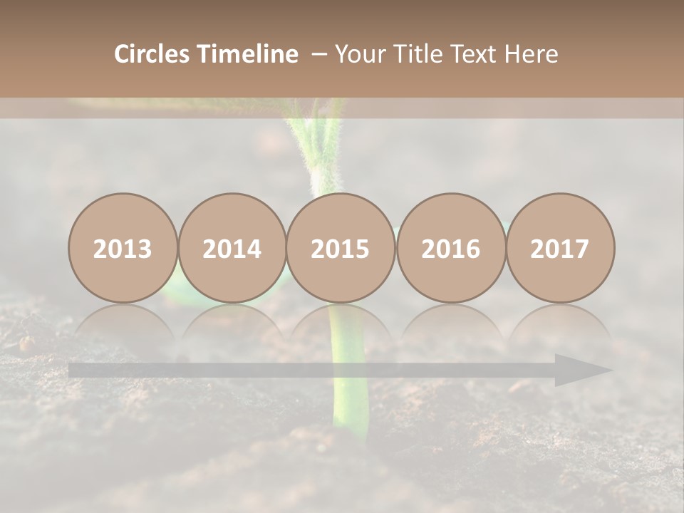 Green Agriculture Growth PowerPoint Template