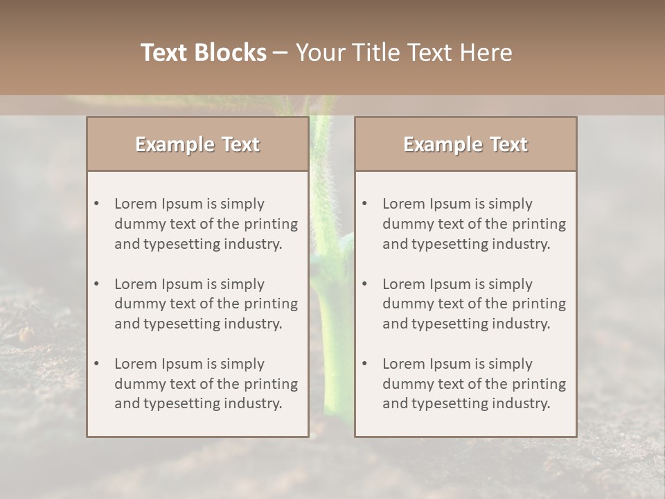 Green Agriculture Growth PowerPoint Template