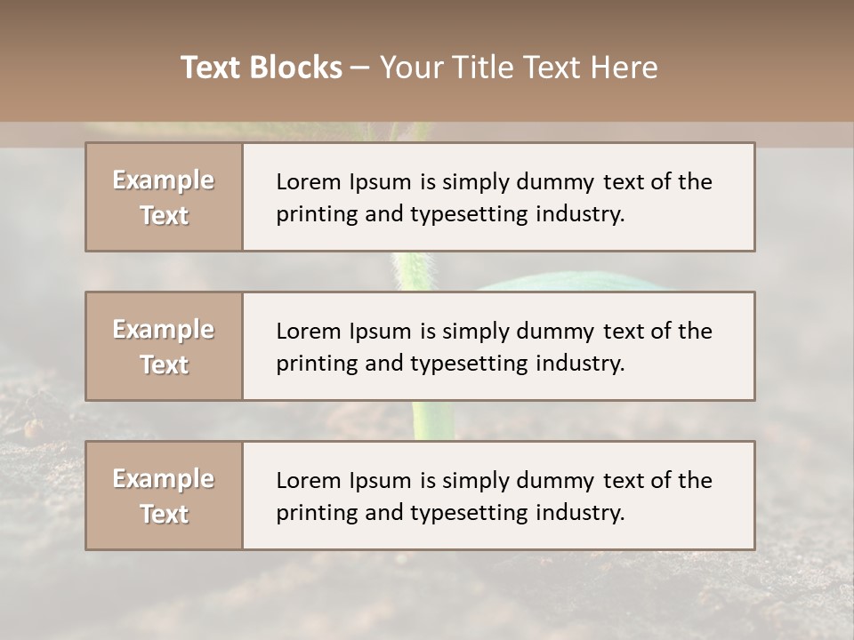 Green Agriculture Growth PowerPoint Template