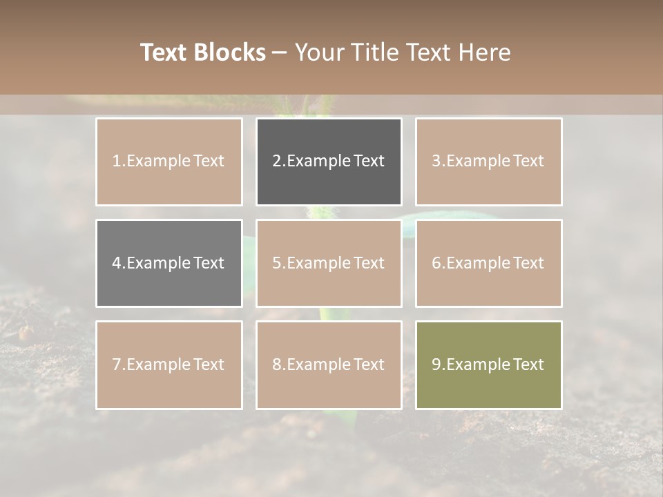 Green Agriculture Growth PowerPoint Template