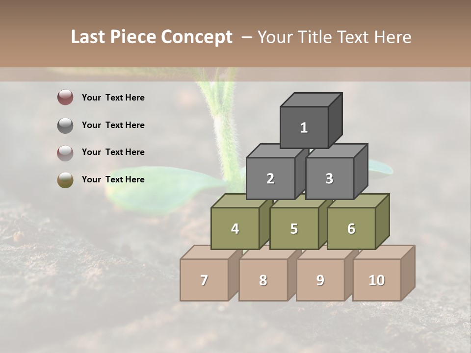 Green Agriculture Growth PowerPoint Template