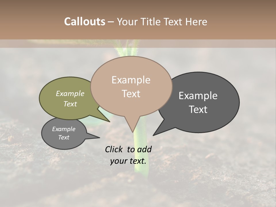 Green Agriculture Growth PowerPoint Template